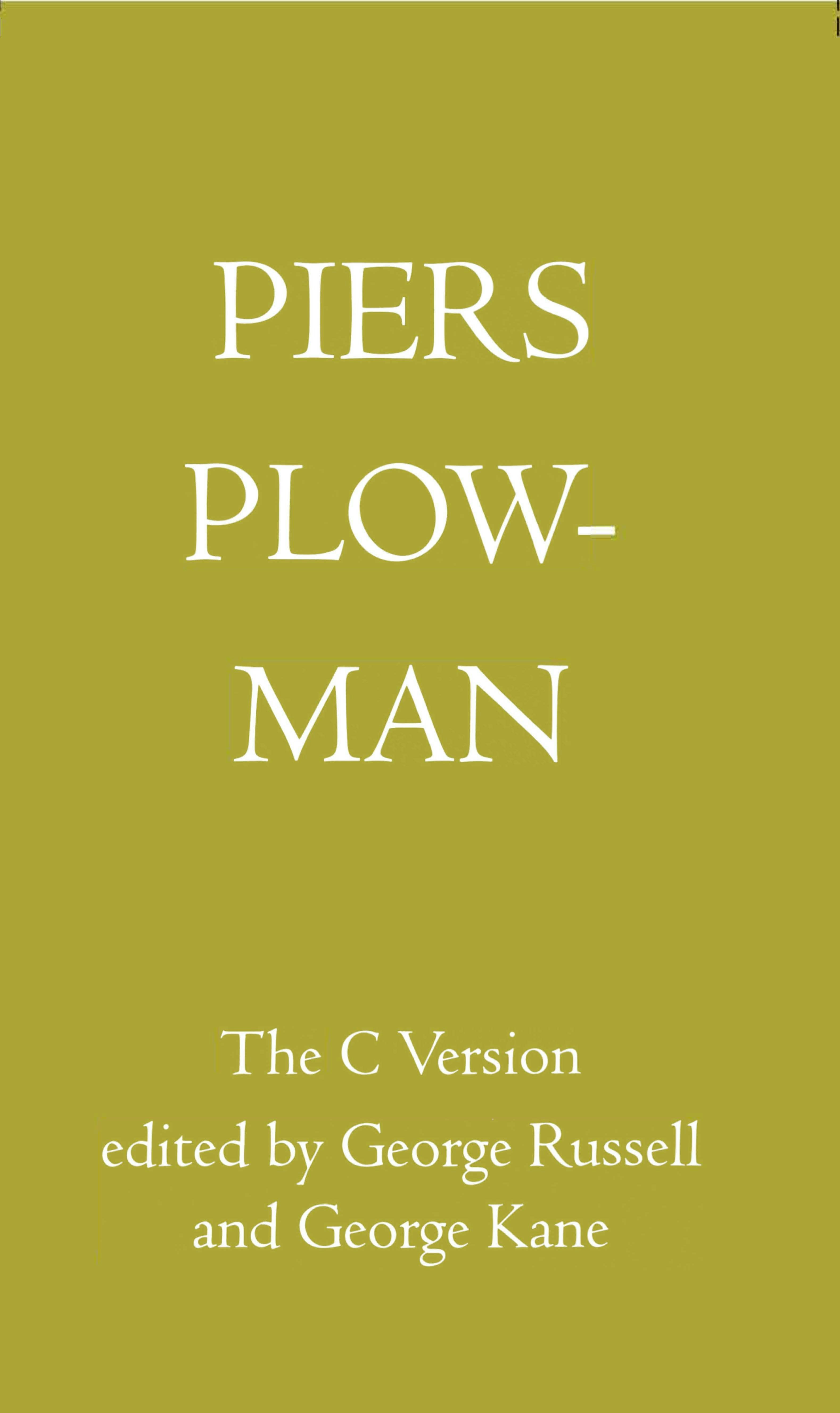 Cover image for Piers Plowman ISBN 9780520919792